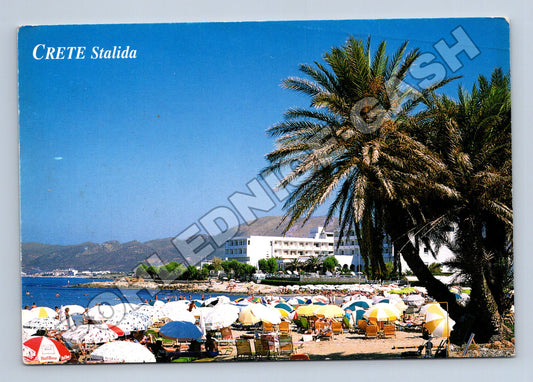 Pohlednice Řecko Kréta Stalida pláž 2006 (M33866)