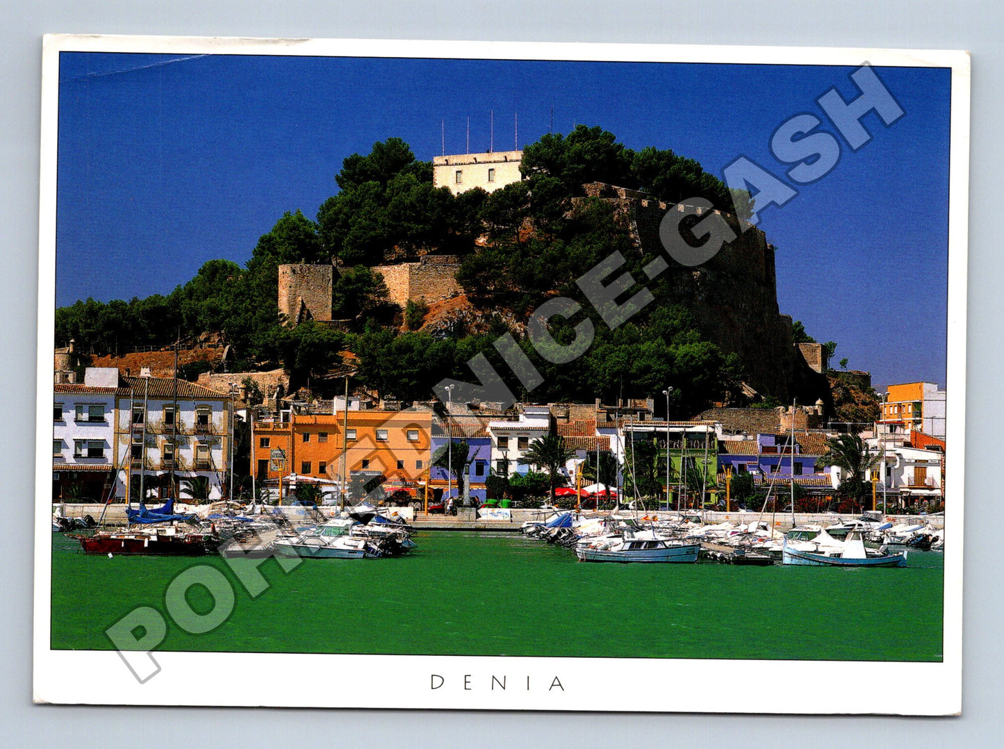 Pohlednice Španělsko Dénia přístav hrad 2005 (M33868)