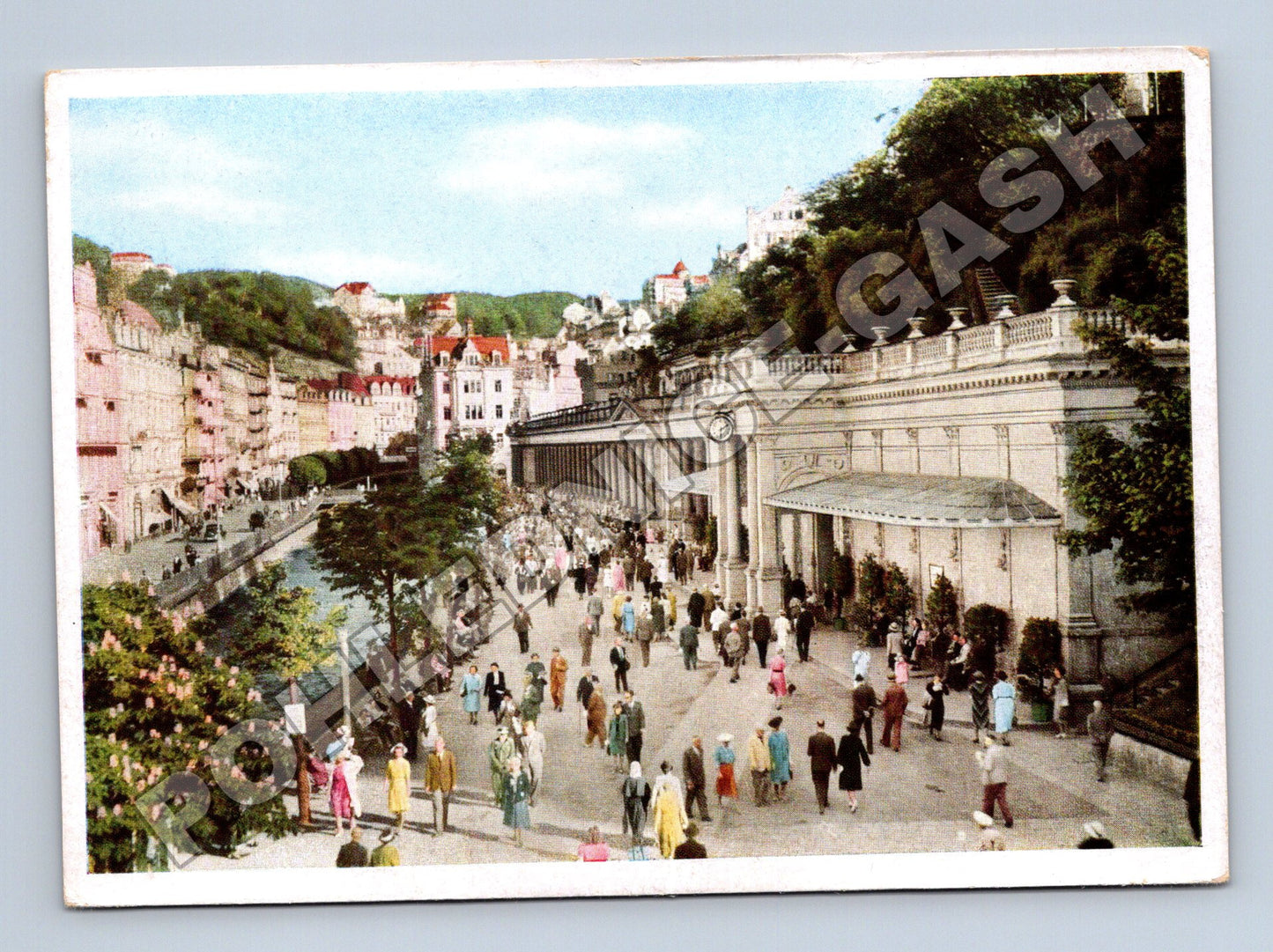 Pohlednice Karlovy Vary Mlýnská kolonáda (M33872)