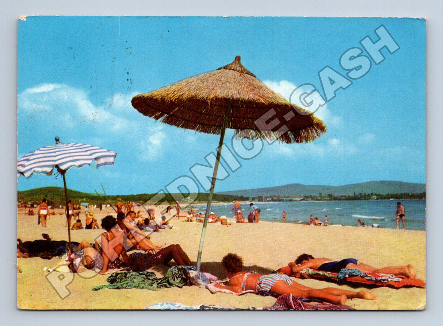 Pohlednice Bulharsko Primorsko pláž 1976 (M33875)