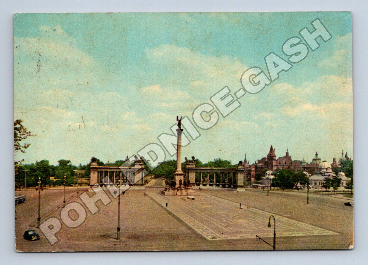Pohlednice Maďarsko Budapešť Hősök tere 1963 (M33877)