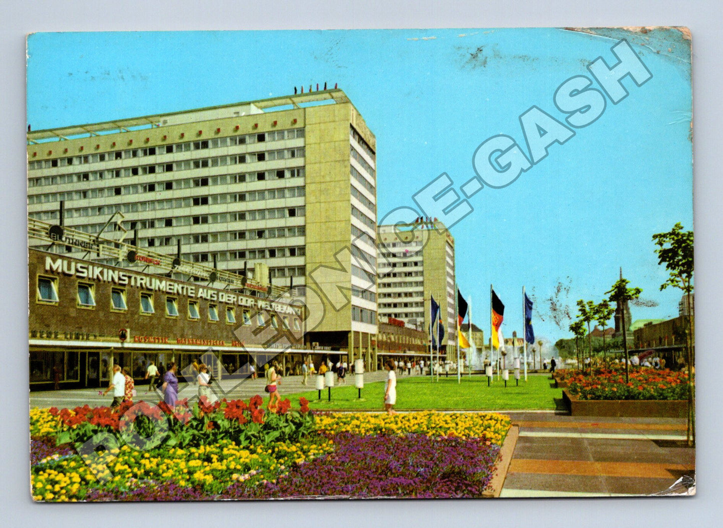 Pohlednice Německo Drážďany Prager Straße 1970s (M33881)