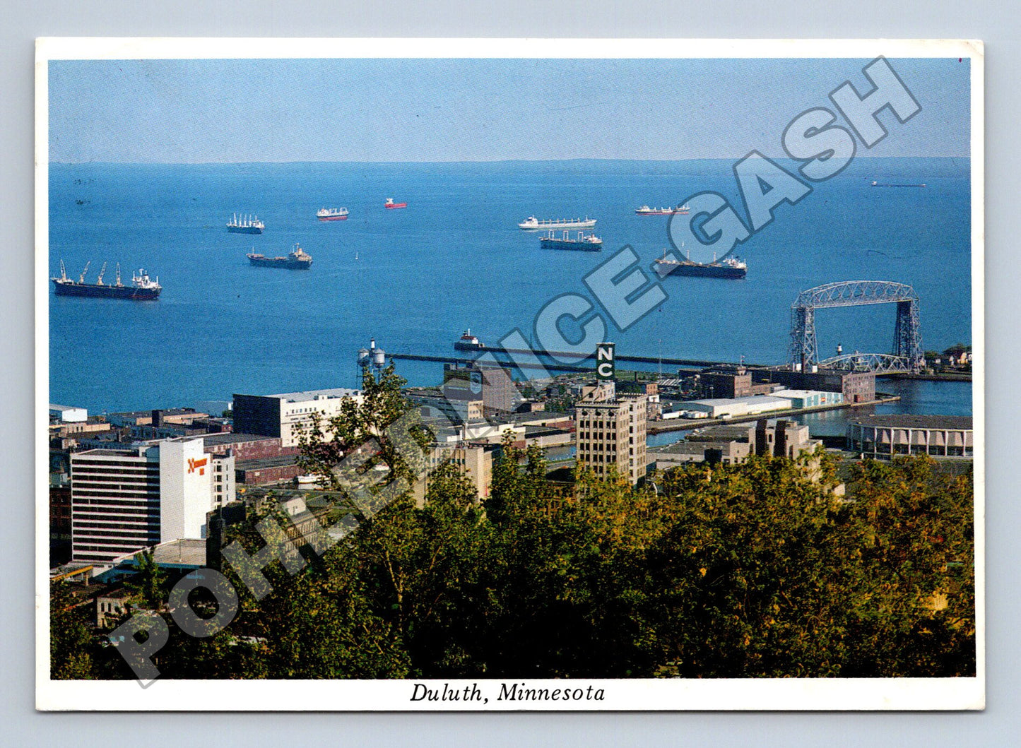 Pohlednice USA Duluth Minnesota přístav 1988 (M33885)