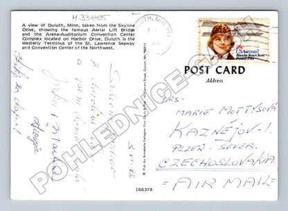 Pohlednice USA Duluth Minnesota přístav 1988 (M33885)