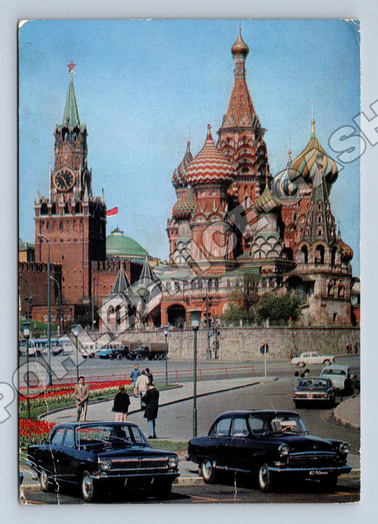 Pohlednice Rusko Moskva Katedrála sv. Basila Kreml 1966 (M33888)