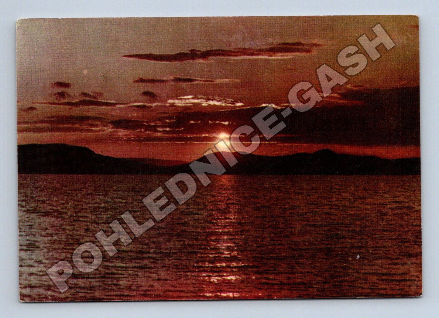 Pohlednice Maďarsko Balaton západ slunce (M33890)