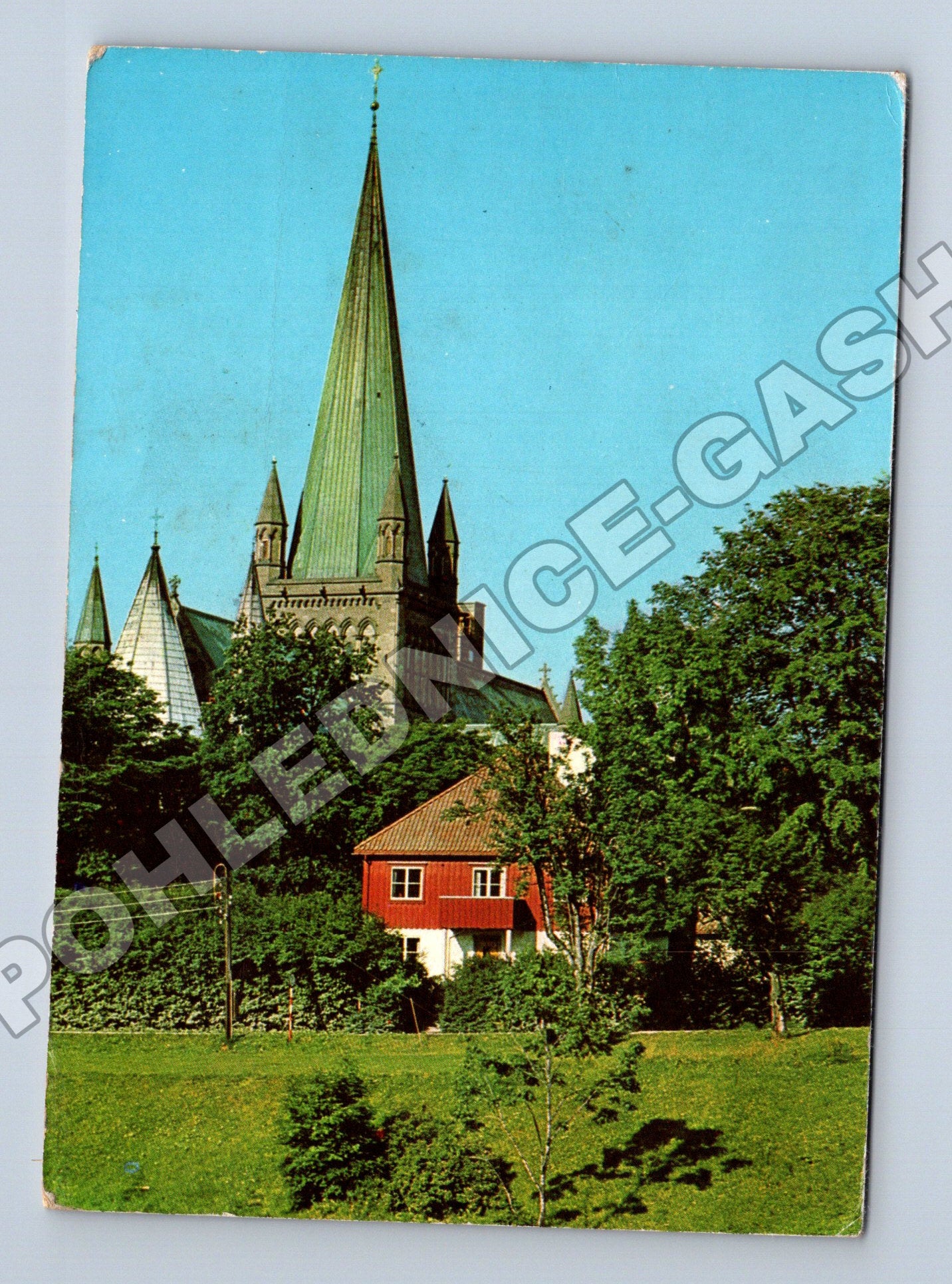 Pohlednice Norsko Trondheim Domkirken 1966 (M33897)