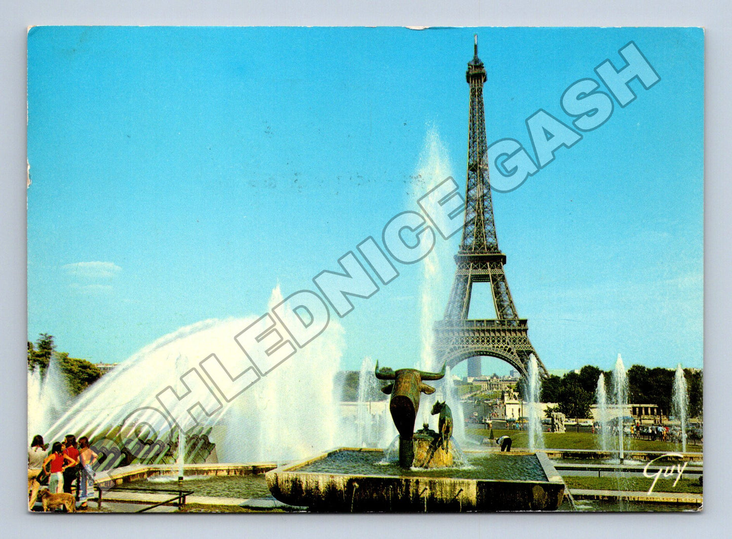 Pohlednice Francie Paříž Eiffelova věž Trocadéro 1986 (M33907)