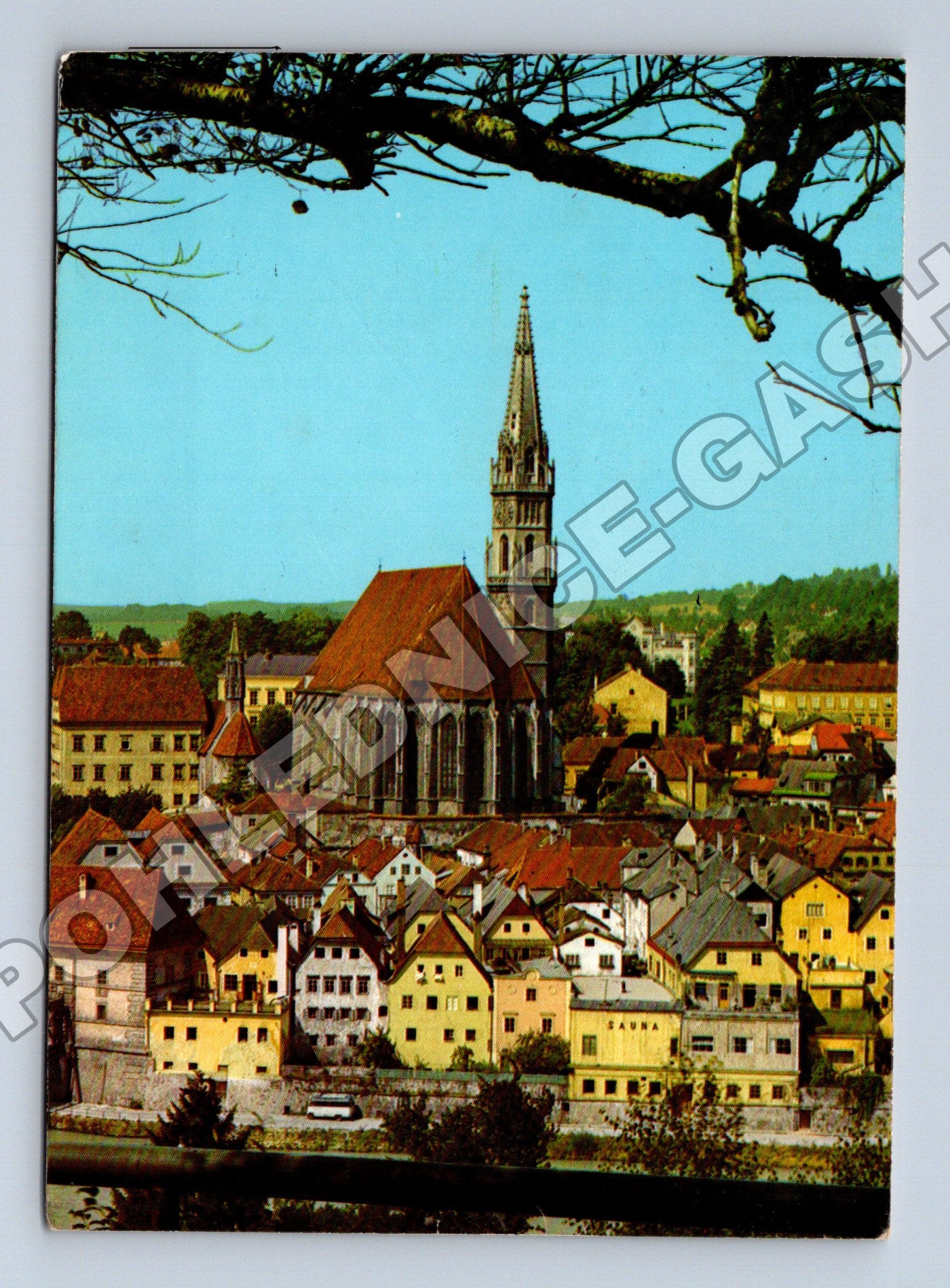 Pohlednice Rakousko Steyr kostel 1968 (M33908)