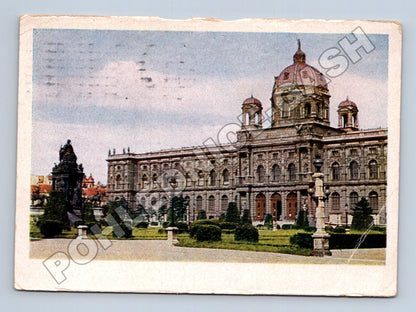 Rakousko Vídeň Muzeum s památníkem Marie Terezie 1946 (M33909)