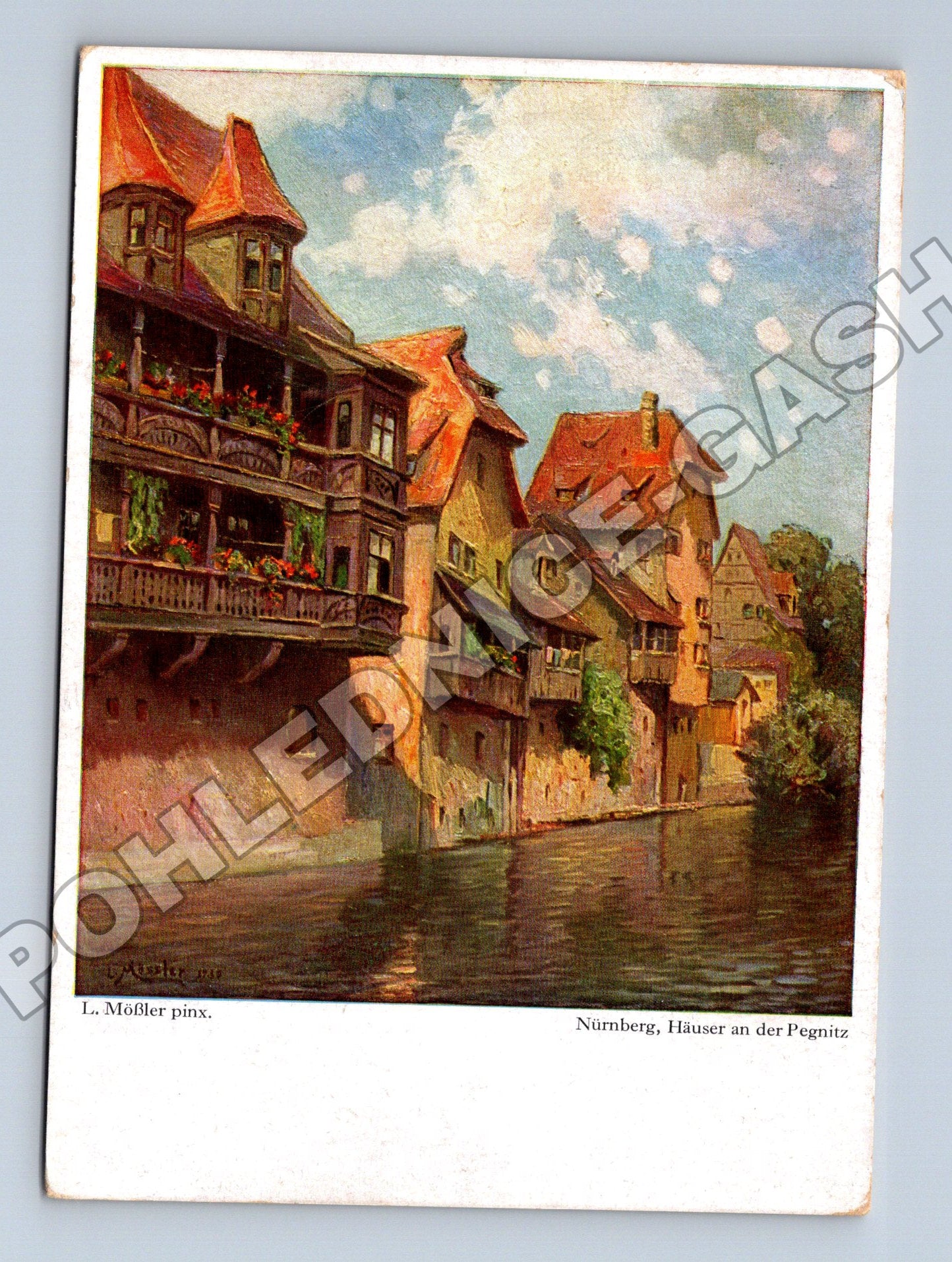 Pohlednice Německo Norimberk Pegnitz SA 1942 (M33913)