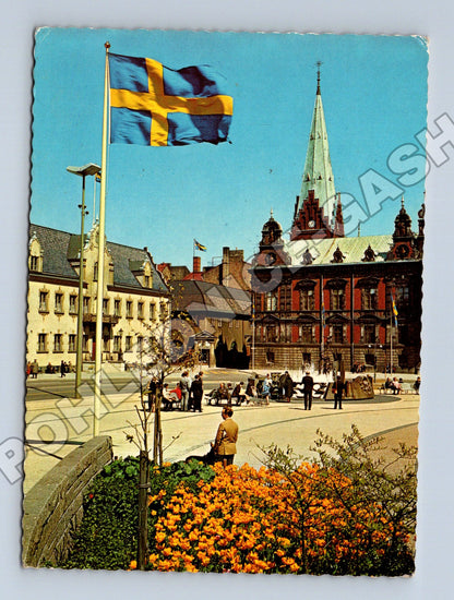 Pohlednice Švédsko Malmö Stortorget 1976 (M33920)
