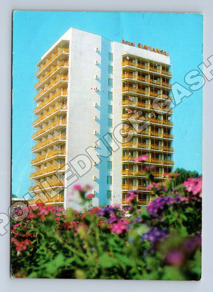 Pohlednice Bulharsko hotel Slavianski Slunečný břeh 1984 (M33924)