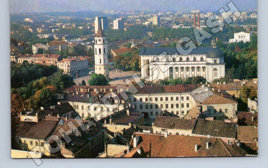 Pohlednice Litva Vilnius panorama města 1991 (M33928)