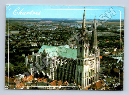 Pohlednice Francie Chartres katedrála 1990 (M33932)