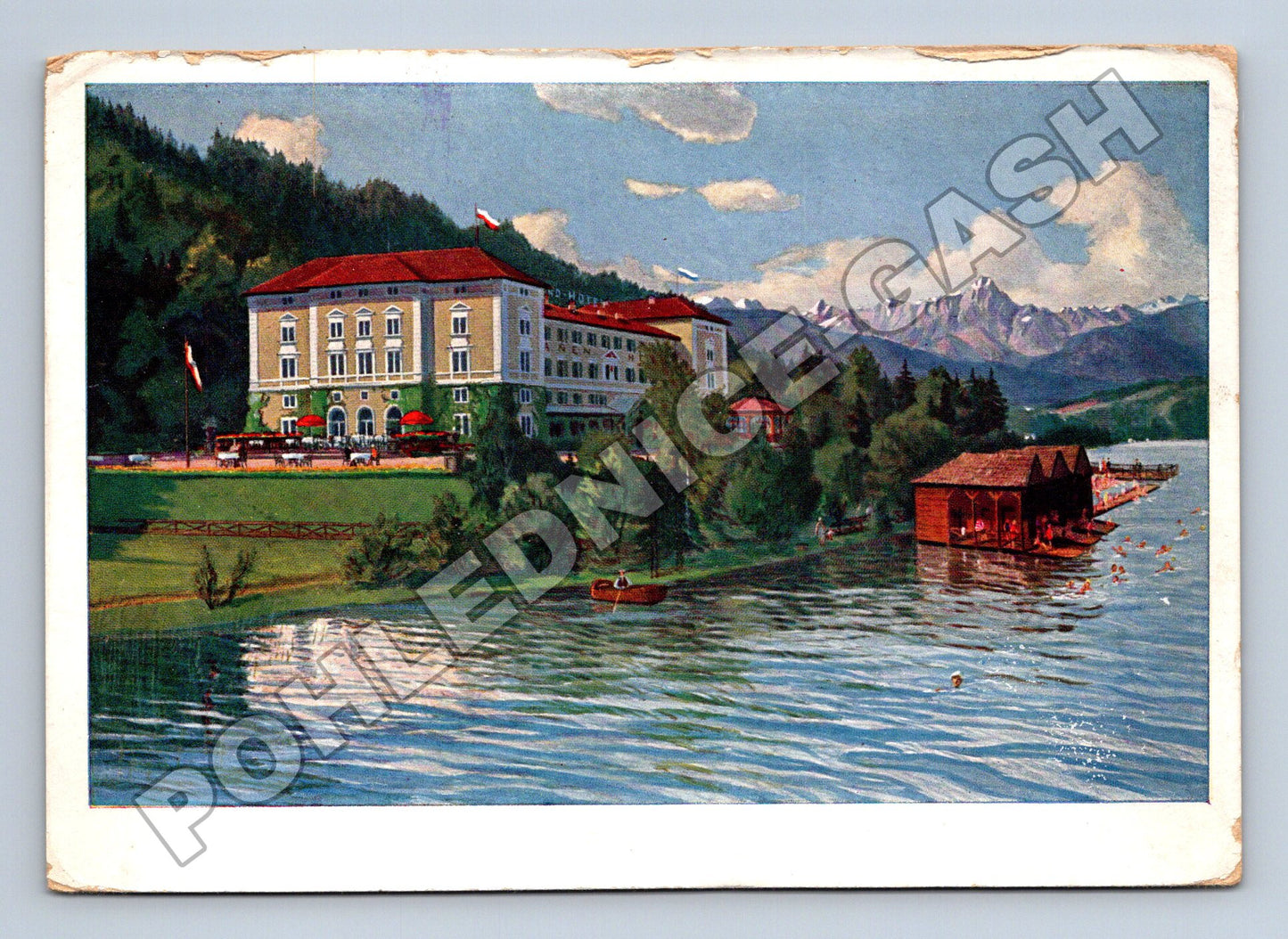 Pohlednice Rakousko Grand Hotel Annenheim Ossiacher See 1930s (M33933)