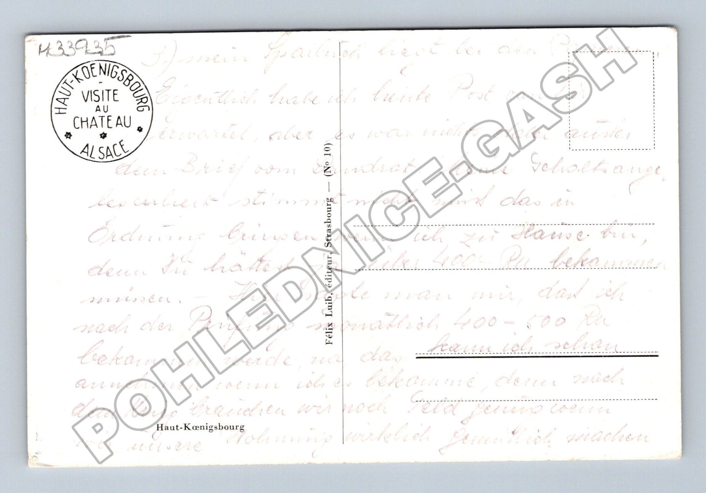Pohlednice Francie Haut-Koenigsbourg hrad (M33935)