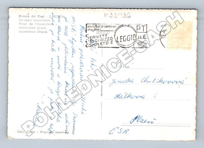 Pohlednice Itálie San Remo pláž Imperatrice (M33936)