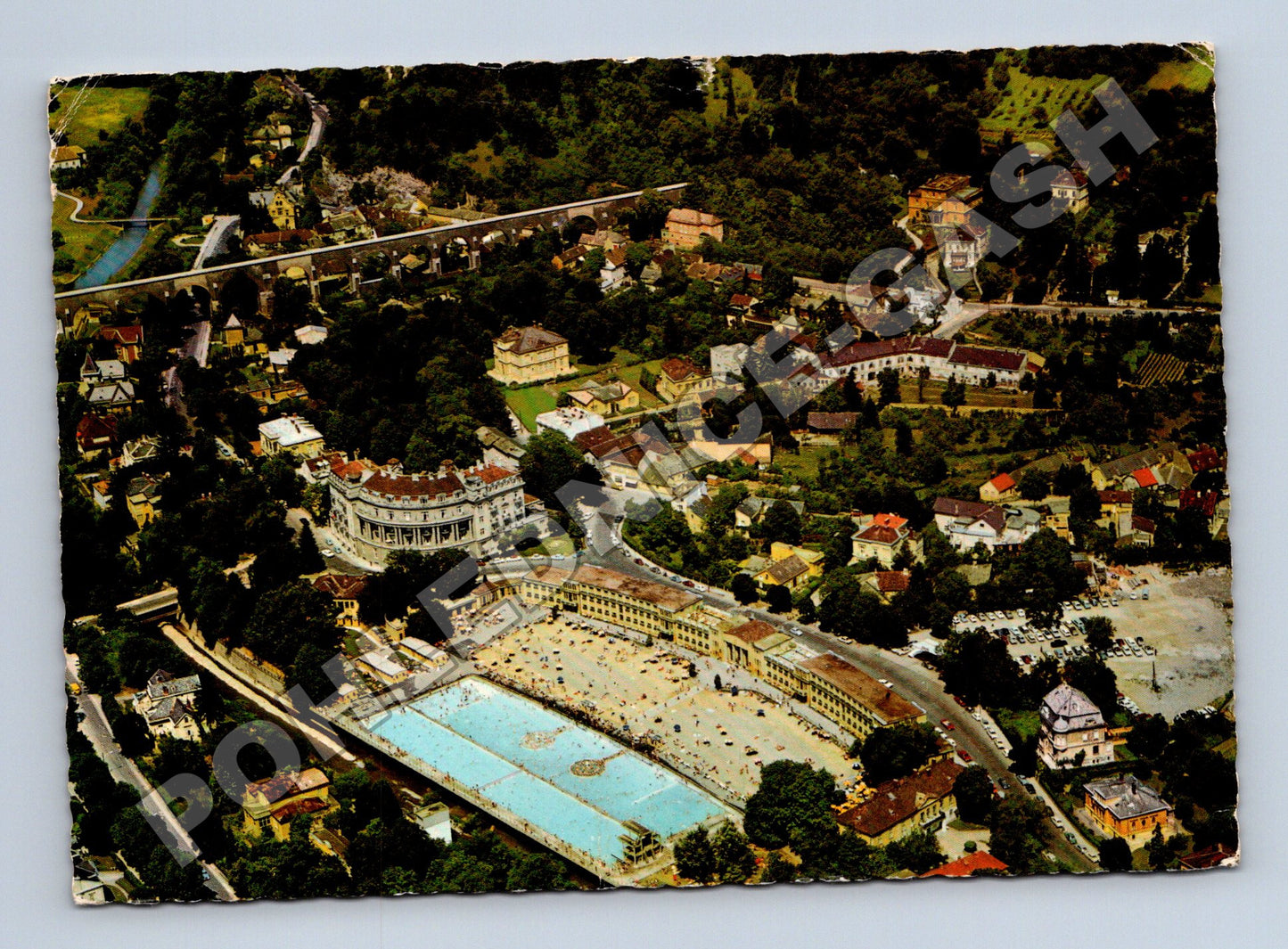 Pohlednice Rakousko Baden bei Wien termální lázně 1975 (M33942)