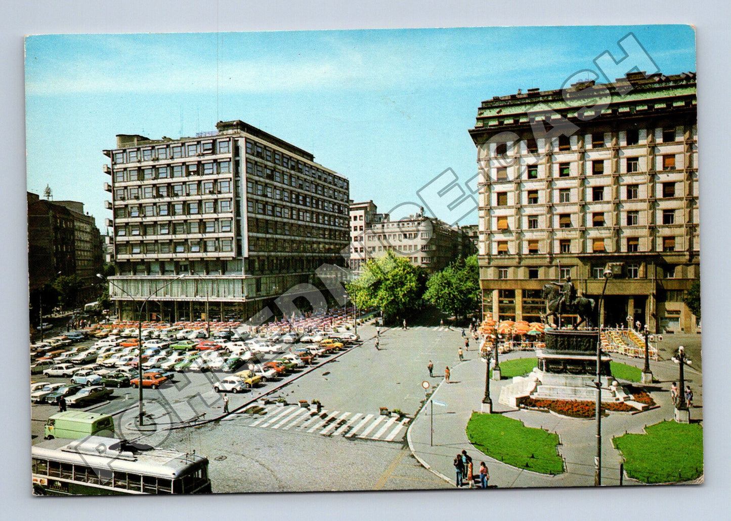 Pohlednice Srbsko Bělehrad Trg Republike náměstí (M33943)