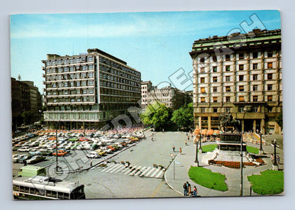 Pohlednice Srbsko Bělehrad Trg Republike náměstí (M33943)