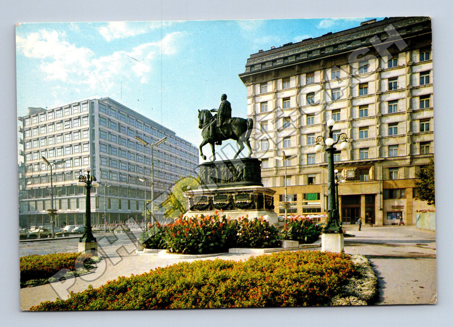 Pohlednice Srbsko Beograd Trg Republike socha (M33951)