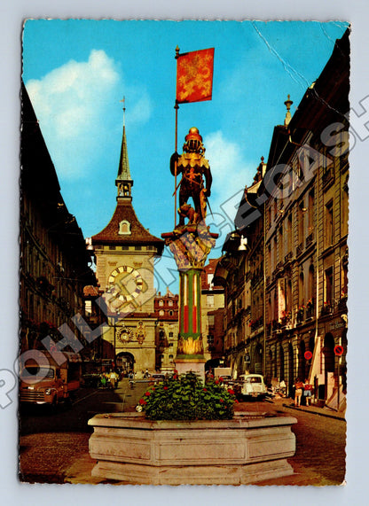 Pohlednice Švýcarsko Bern Zähringerbrunnen Zytglogge 1969 (M33952)
