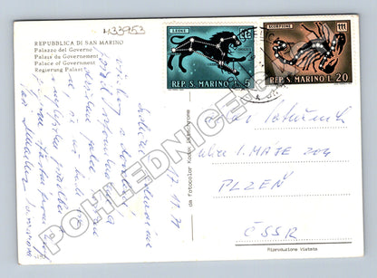 Pohlednice San Marino Palác vlády 1977 (M33953)