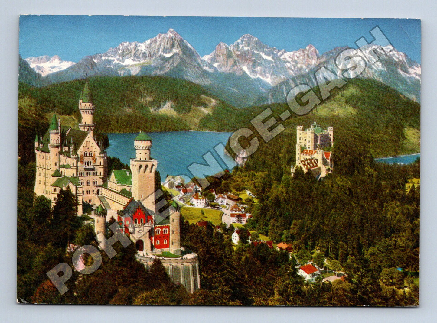 Pohlednice Německo Neuschwanstein Hohenschwangau 1967 (M33957)
