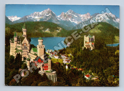Pohlednice Německo Neuschwanstein Hohenschwangau 1967 (M33957)