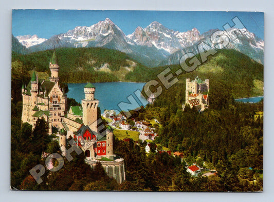 Pohlednice Německo Neuschwanstein Hohenschwangau 1967 (M33957)