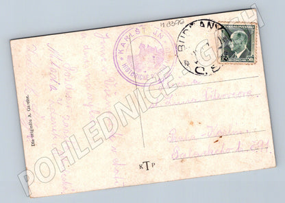 Pohlednice Karlštejn kolorovaný motiv (M3396)