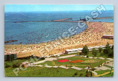 Pohlednice Rumunsko Constanta pláž s lidmi (M33961)