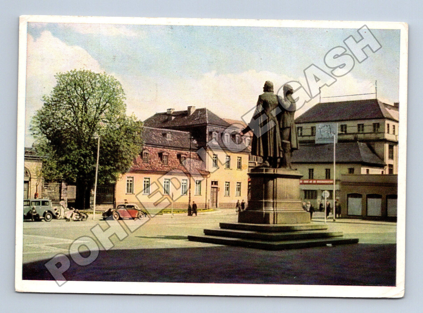 Pohlednice Německo Weimar Goethe-Schiller pomník 1965 (M33963)