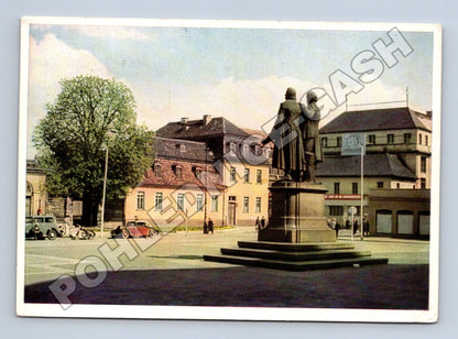 Pohlednice Německo Weimar Goethe-Schiller pomník 1965 (M33963)