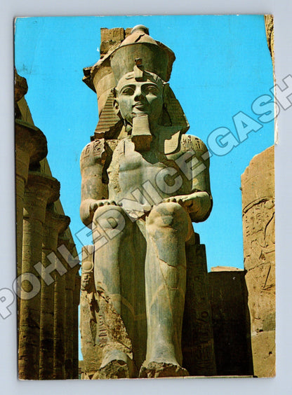 Pohlednice Egypt Luxor chrám Ramses II. 1979 (M33973)