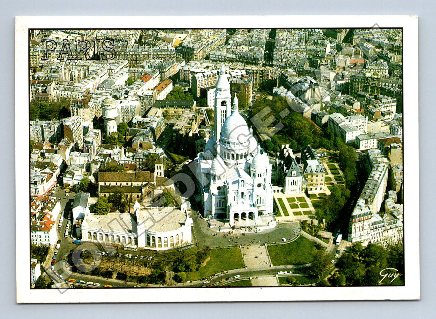 Pohlednice Francie Paříž Sacré-Cœur letecký pohled (M33975)