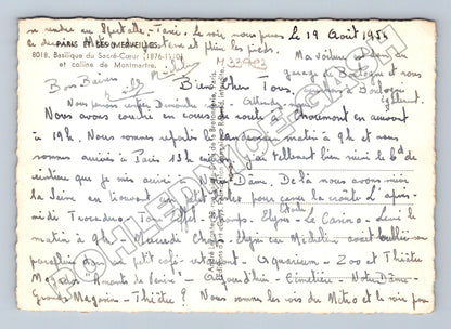 Pohlednice Francie Paříž Sacré-Cœur 1954 (M33983)