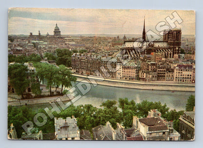 Pohlednice Francie Paříž Notre Dame a Seina 1969 (M33984)