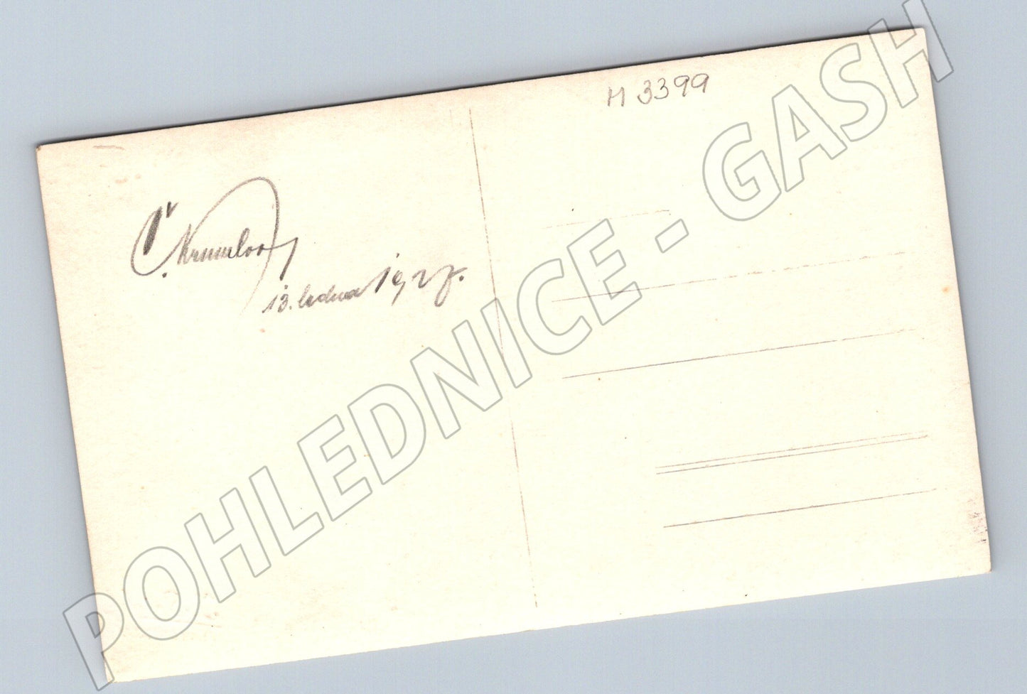 Pohlednice Český Krumlov zámek a město 1929 (M3399)