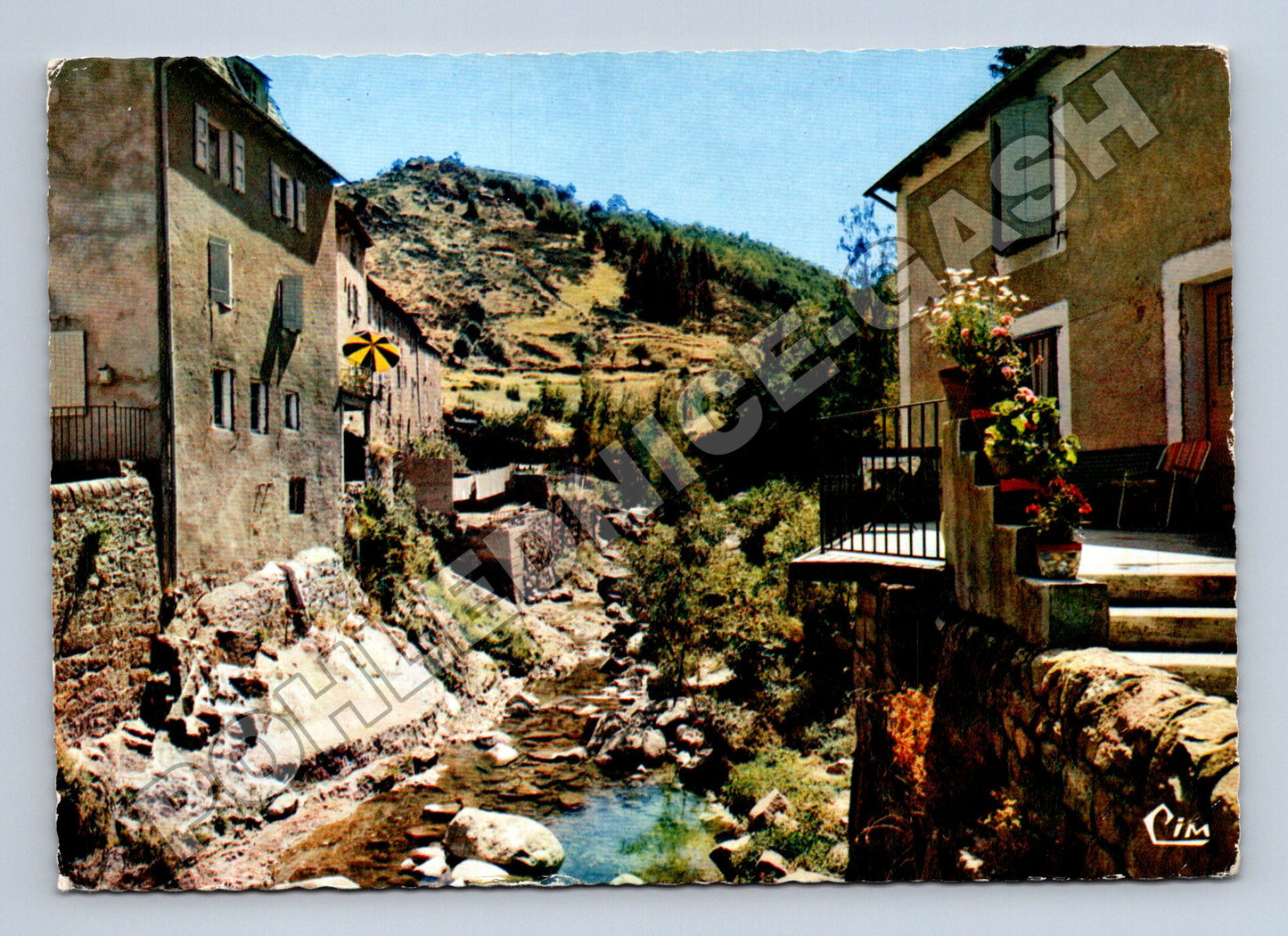 Pohlednice Francie Pont-de-Montvert údolí 1960s (M33990)