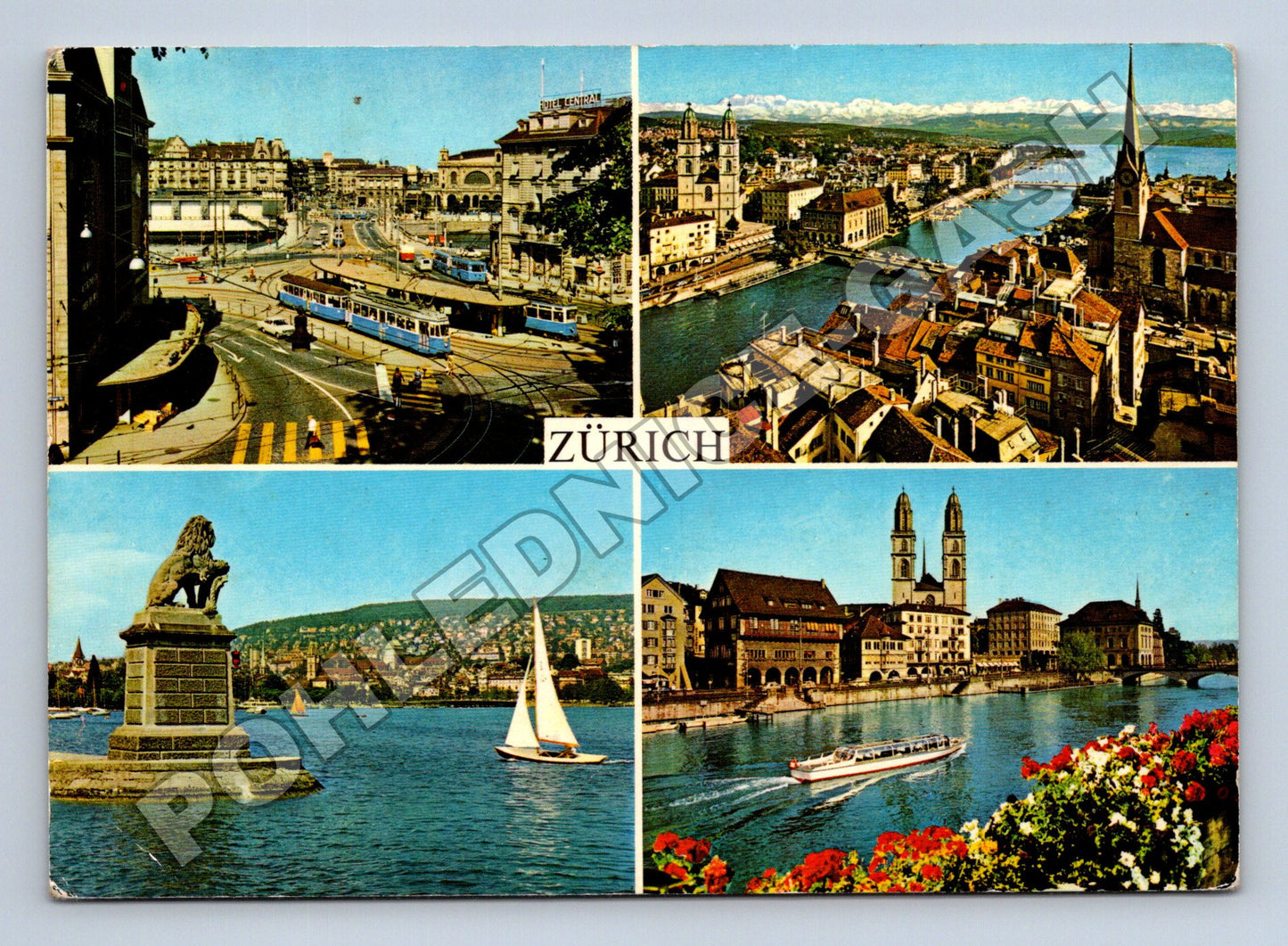 Pohlednice Švýcarsko Zürich 1973 (M34001)