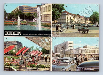 Pohlednice Německo Berlin různé pohledy 1987 (M34004)