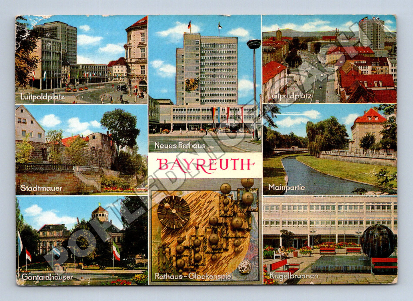 Pohlednice Německo Bayreuth více záběrů 1980 (M34006)