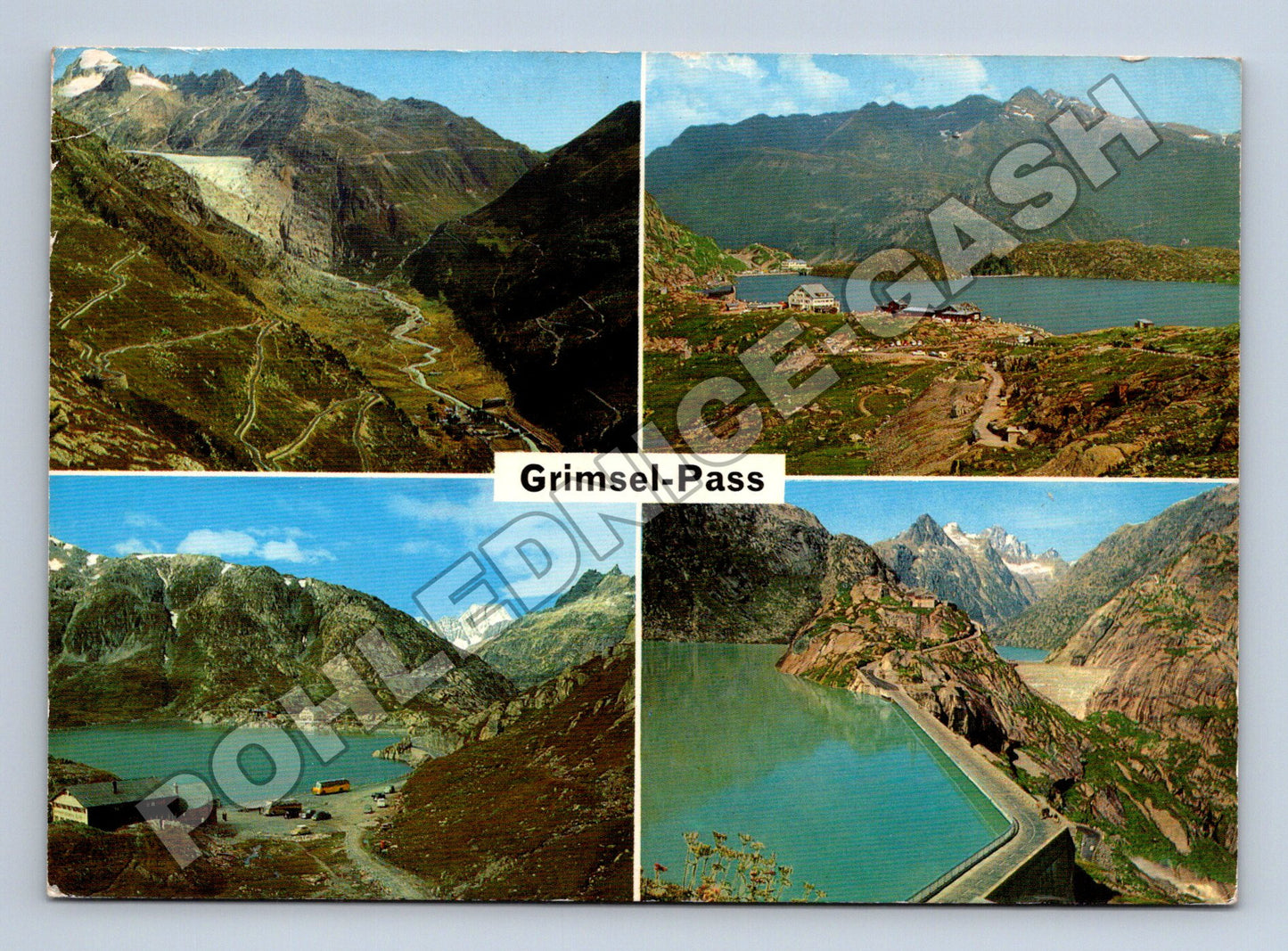 Pohlednice Švýcarsko Grimsel-Pass horská krajina 1969 (M34016)