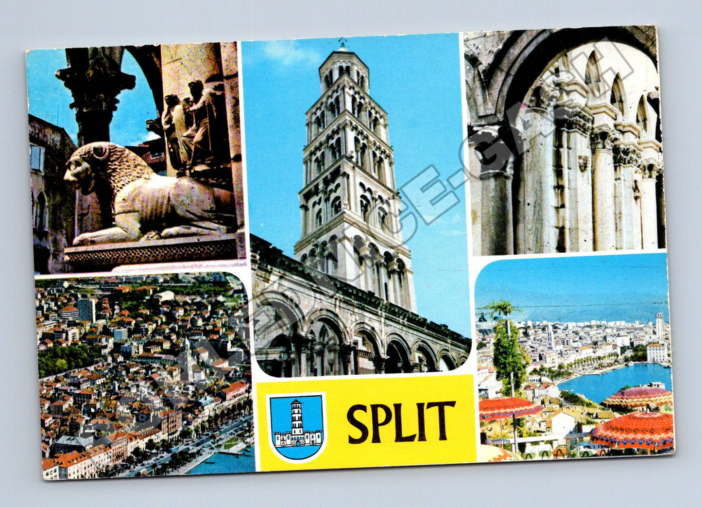 Pohlednice Jugoslávie Split multizáběr 1982 (M34018)