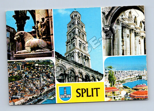 Pohlednice Jugoslávie Split multizáběr 1982 (M34018)