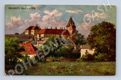 Pohlednice Brandýs nad Labem zámek (M3402)