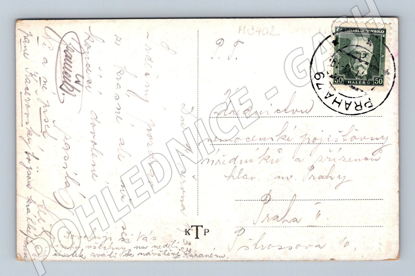 Pohlednice Brandýs nad Labem zámek (M3402)