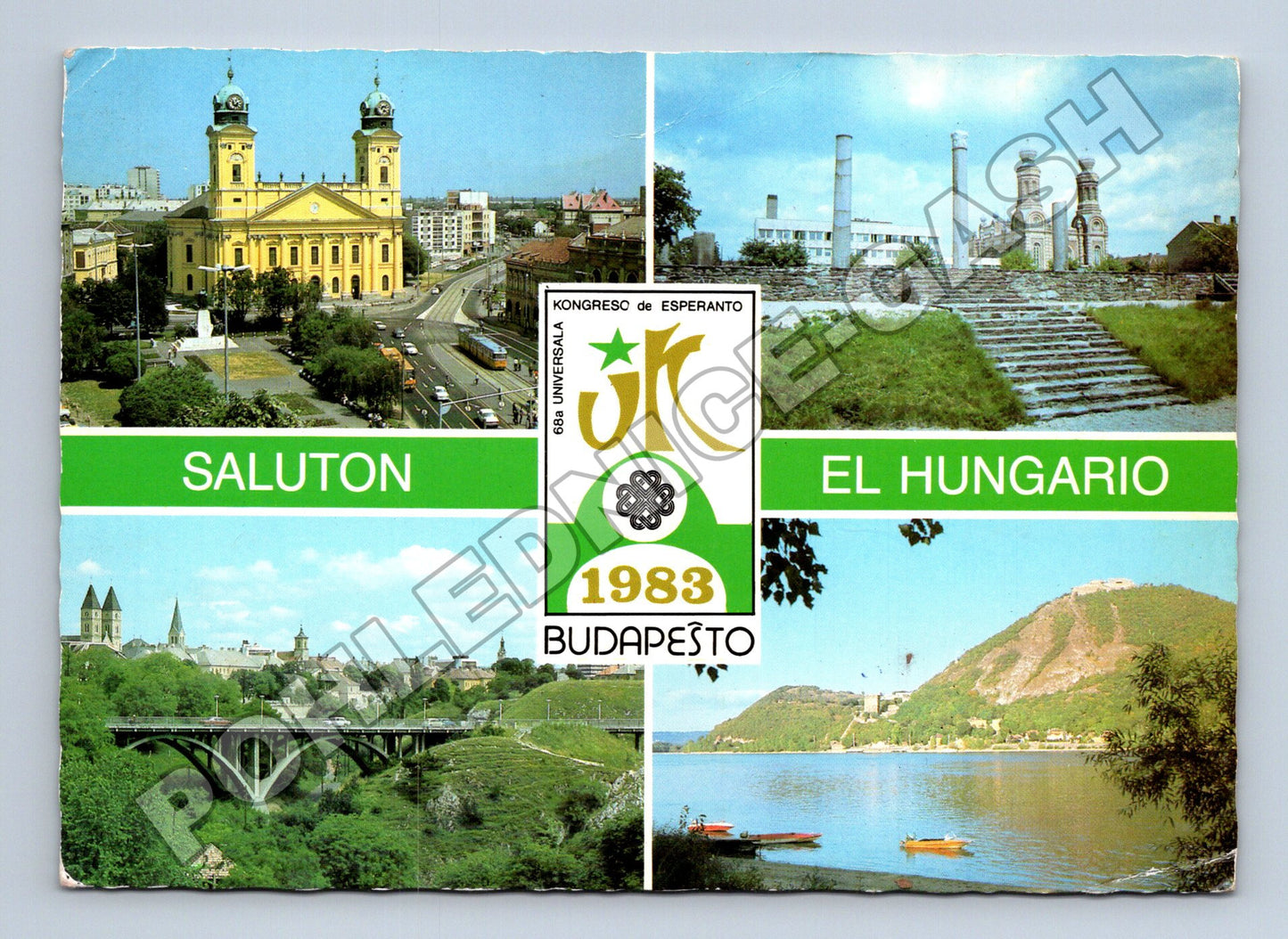 Pohlednice Maďarsko Budapešť Esperanto kongres 1983 (M34020)